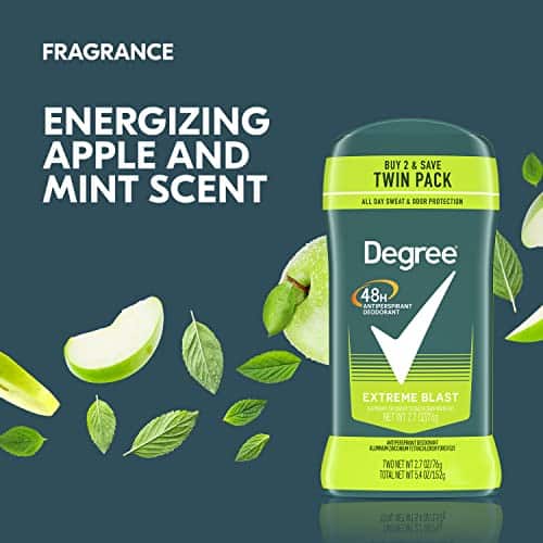 Degree Men Original Protection Antiperspirant Deodorant Extreme Blast Twin Pack 48-Hour Sw - Image 6