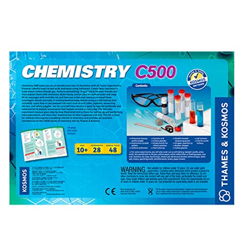 Thames & Kosmos Chemistry Chem C500 Science Kit with 28 Guided Experiments 48 Page Science - Image 5