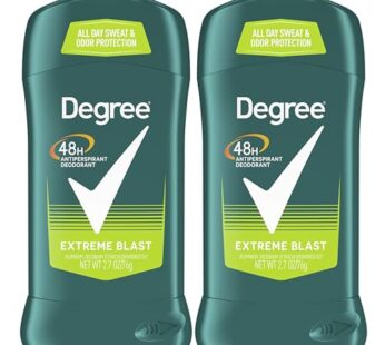 Degree Men Original Protection Antiperspirant Deodorant Extreme Blast Twin Pack 48-Hour Sw