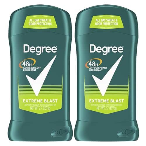 Degree Men Original Protection Antiperspirant Deodorant Extreme Blast Twin Pack 48-Hour Sw