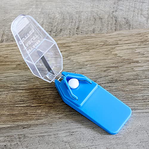 EZY DOSE Pill Cutter and Splitter Cuts Pills, Vitamins, Tablets Stainless Steel Blade Trav - Image 4