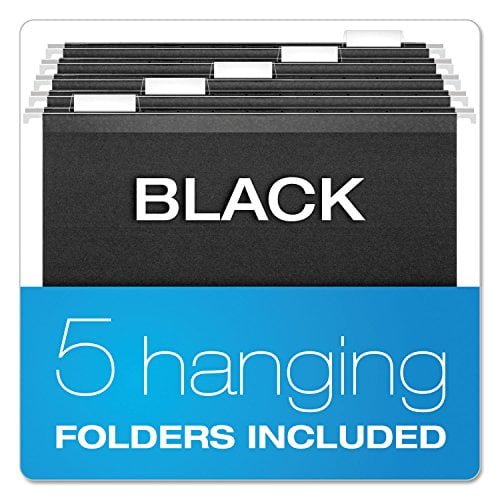 Pendaflex Portable Desktop File, Side Handles, Hanging File Folders, Tabs & Inserts, Lette - Image 3