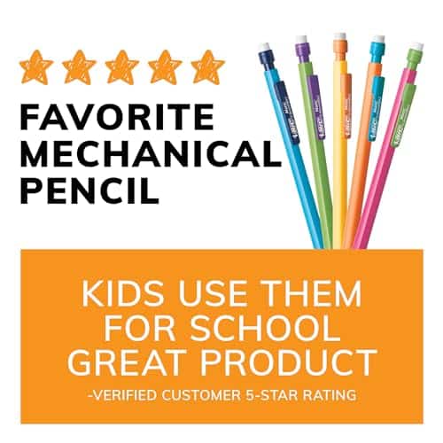 BIC Xtra-Strong Thick Lead Mechanical Pencil, With Colorful Barrel Thick Point (0.9mm), 24 - Image 8