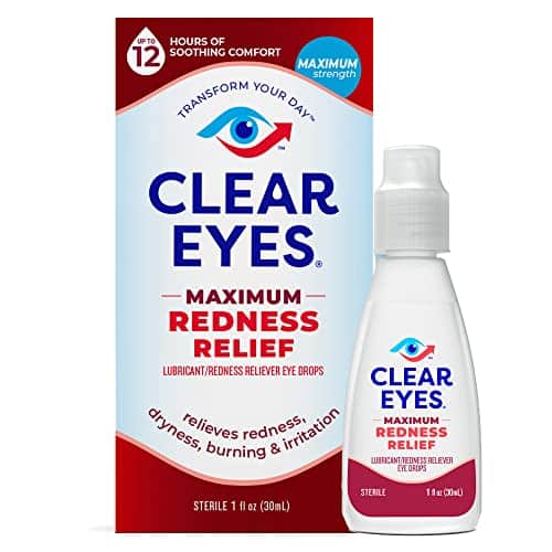 Clear Eyes Maximum Redness Eye Relief Eye Drops, 1 Fl Oz (Pack of 3) - Image 4