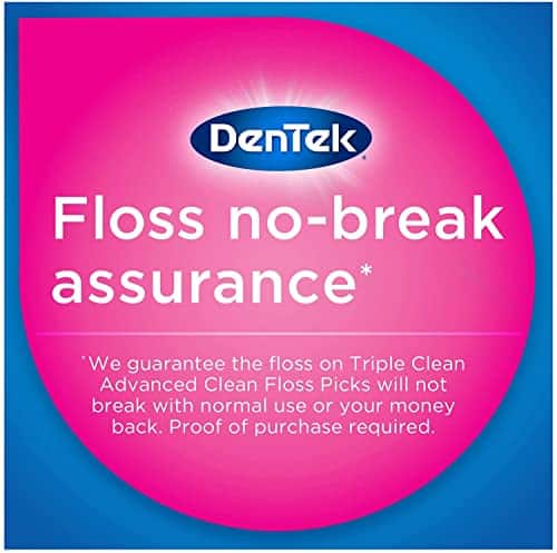 DenTek Extra Strong Triple Clean Floss Picks, Mouthwash Blast 90 ea - Image 6