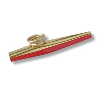 The Acme Kazoo Metal Grover FN125 First Note – Gold and Red 8.5 x 3.5 x 1.4 inches