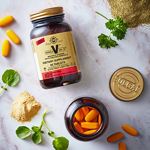 Solgar Formula VM-75, 180 Tablets - Multivitamin with Chelated Minerals - Vitamin A, B6, B - Image 6