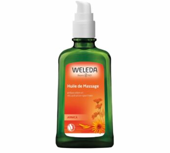 Weleda Arnica Muscle Massage Oil, 3.4 Fluid Ounce, Plant Rich Massage Oil with Birch, Sunf