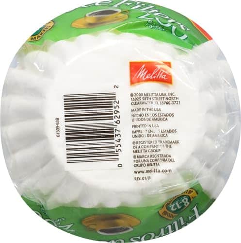 Melitta Basket Coffee Filters, White for 8-12 Cup , 200 ct - Image 11