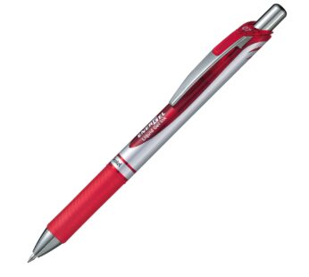 Pentel 0.7mm Fine Point Energel-Xm Refilable Retractable Gel Roller with Metallic Looking