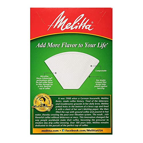 Melitta #4 Cone Coffee Filters, White, 100 Total Filters Count - Packaging May Vary - Image 5
