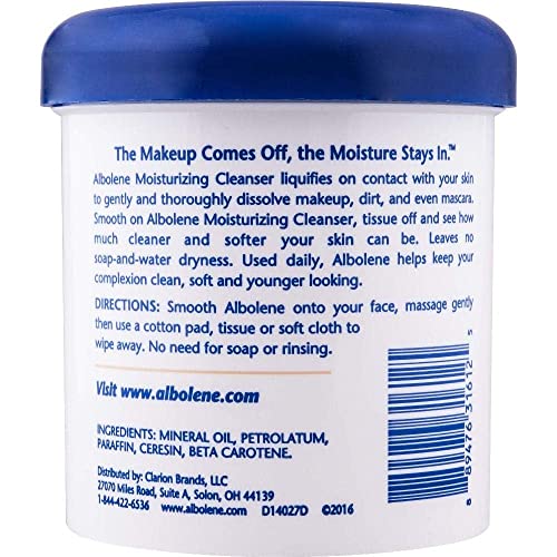 DSE Albolene Moisturizing Cleanser, Unscented, 12 Fluid Ounce - Image 2