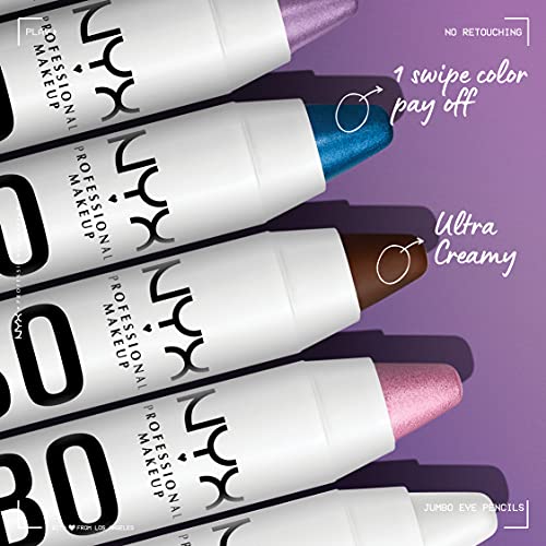 NYX PROFESSIONAL MAKEUP Jumbo Eye Pencil, Blendable Eyeshadow Stick & Eyeliner Pencil - Bl - Image 3