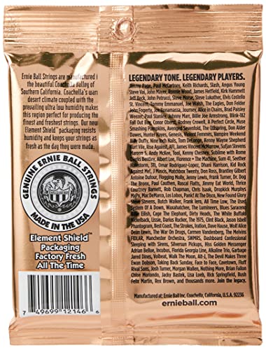 Ernie Ball Earthwood Medium Light Phosphor Bronze Acoustic Guitar Strings, 12-54 Gauge (P0 - Image 4