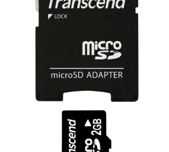 Transcend 2 GB microSD Flash Memory Card TS2GUSD
