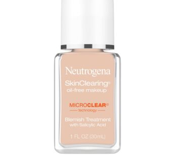 Neutrogena SkinClearing Oil-Free Makeup, Soft Beige 50, 1 Fl. Oz (Pack of 1)