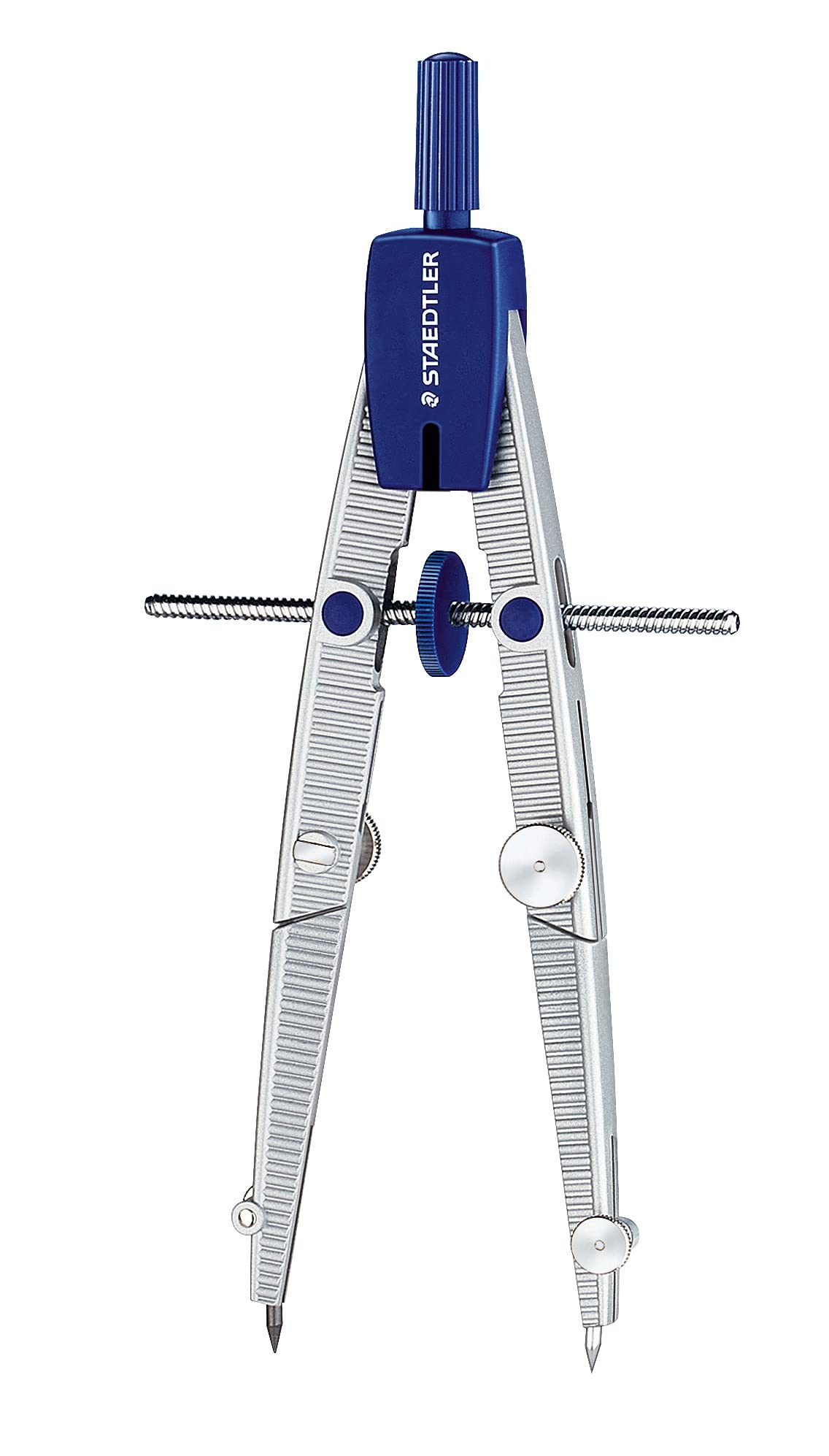 STAEDTLER 550 02 Noris School Compass with Centre Wheel, Extension Bar, Universal Adapter - Image 2