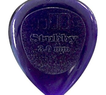JIM DUNLOP 474R30 3.0mm Stubby Jazz Guitar Picks, 24-Pack