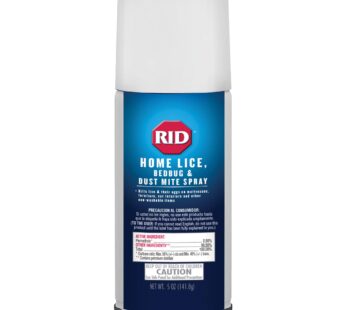 Rid Home Lice Bed Bug Dust Mite Spray for Home Treatment With Permethrin Kills Lice and Li