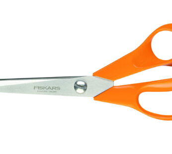 Fiskars 1000815 General Purpose Scissors, Total Length: 21 cm, Quality Steel/Synthetic Mat