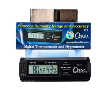 Oasis OH-2 Digital Hygrometer w/clip