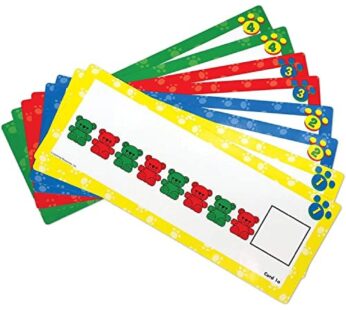 Learning Resources Three Bear Family Pattern Cards, Homeschool, Early Math Skill Learning,