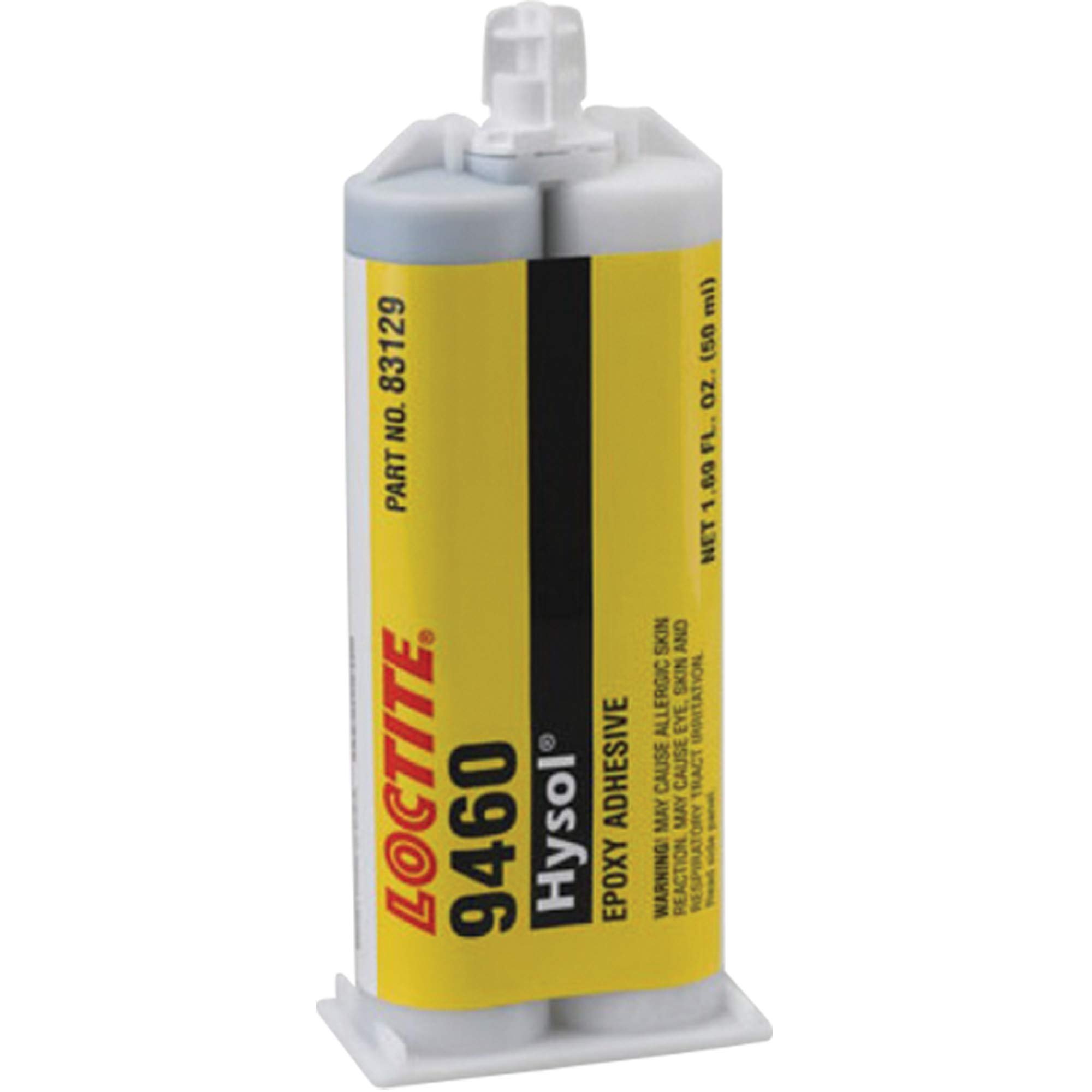 Loctite 9460 Hysol Non Sag Epoxy Structural Adhesive, 50 mL Dual Cartridge, Gray (pack of
