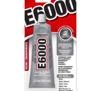 E6000 230022 Medium Viscosity Auto/Industrial Adhesive, 3.7 fl oz