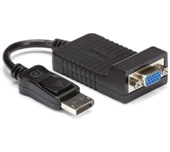 StarTech.com DisplayPort to VGA Adapter – Active DP to VGA Converter – 1080p Video – Durab