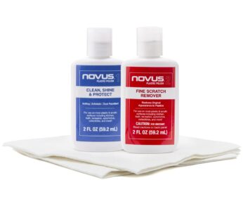 NOVUS-PK2-2 | Plastic Clean & Shine #1, Fine Scratch Remover #2 and Polish Mates Pack | 2