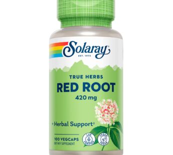 SOLARAY Red Root Capsules, 420 mg | 100 Count