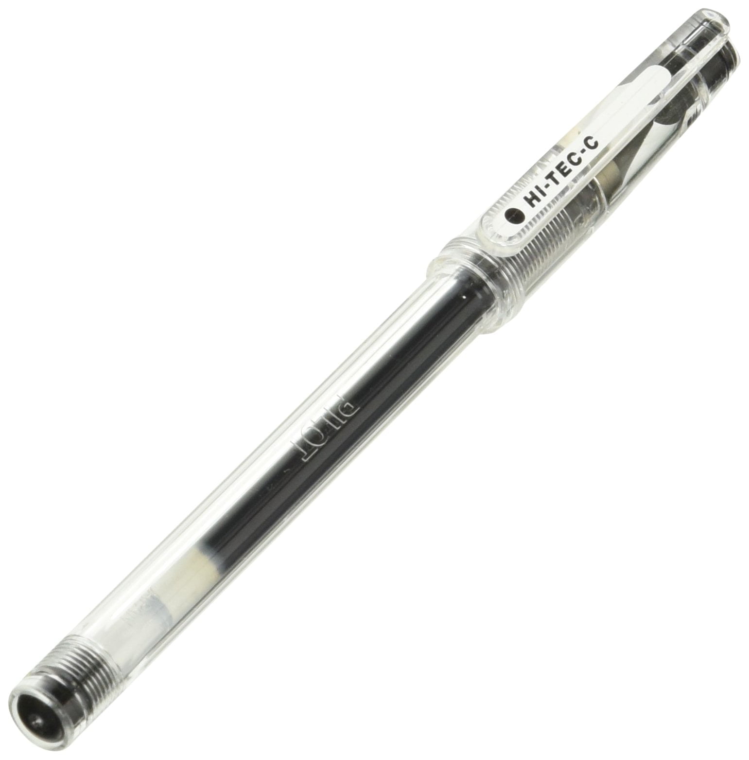 Pilot Gel Ballpoint Pen, Hi-Tec-C 04, Fine, Black (LH-20C4-B)