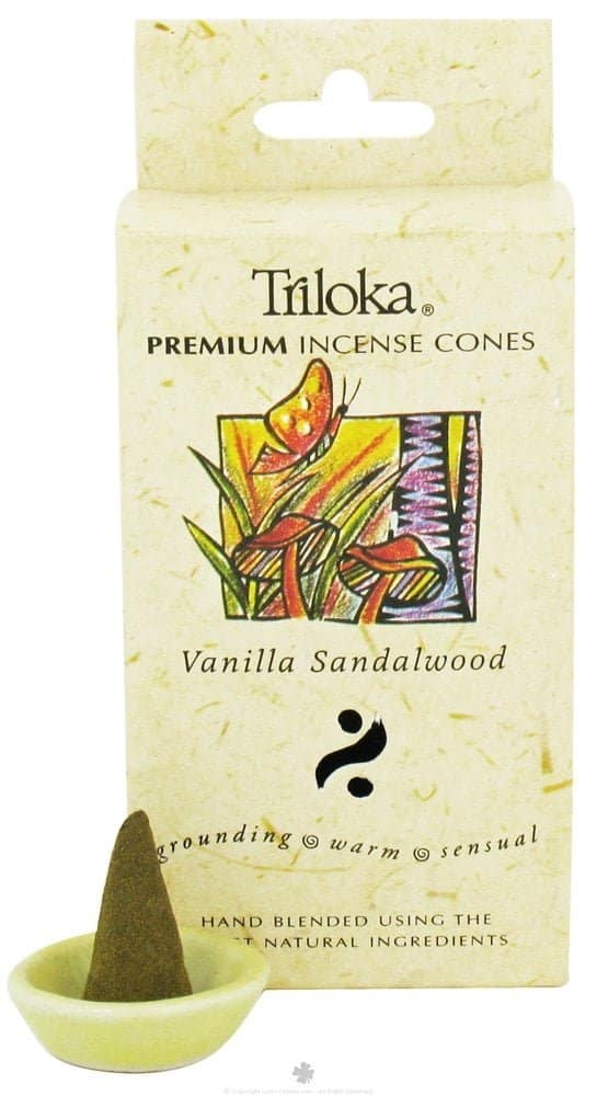 Vanilla Sandalwood - Triloka Premium Cone Incense