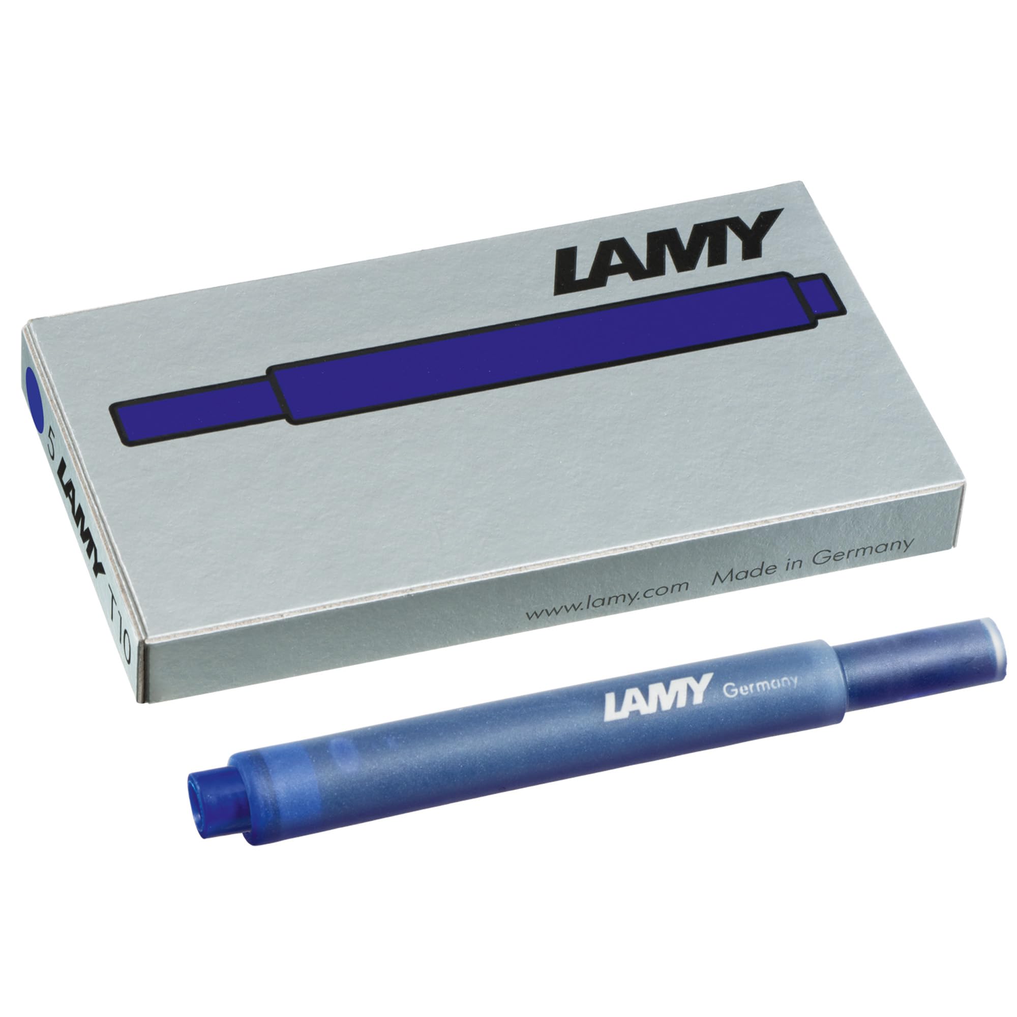 Lamy T10 Ink Cartridges Blue (1 Packet With 5 Cartridges)
