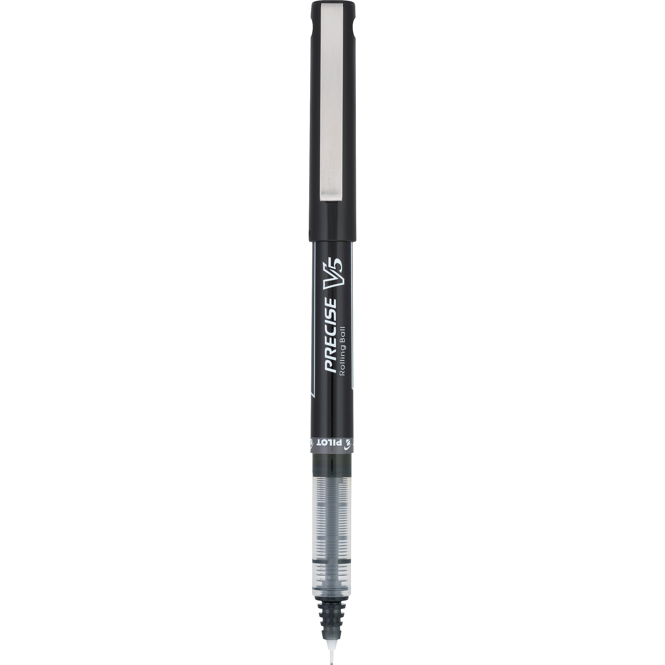 Pilot, Precise V5, Capped Liquid Ink Rolling Ball Pens, Extra Fine Point 0.5 mm, Black, Pa - Image 4