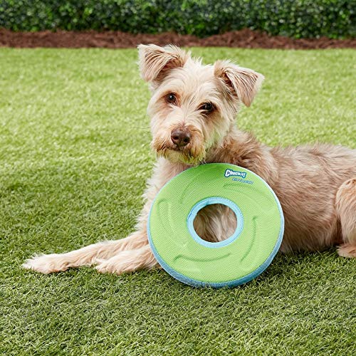 Chuckit Zipflight Flying Disc Dog Toy, Medium (8.5"), Orange and Blue - Image 2