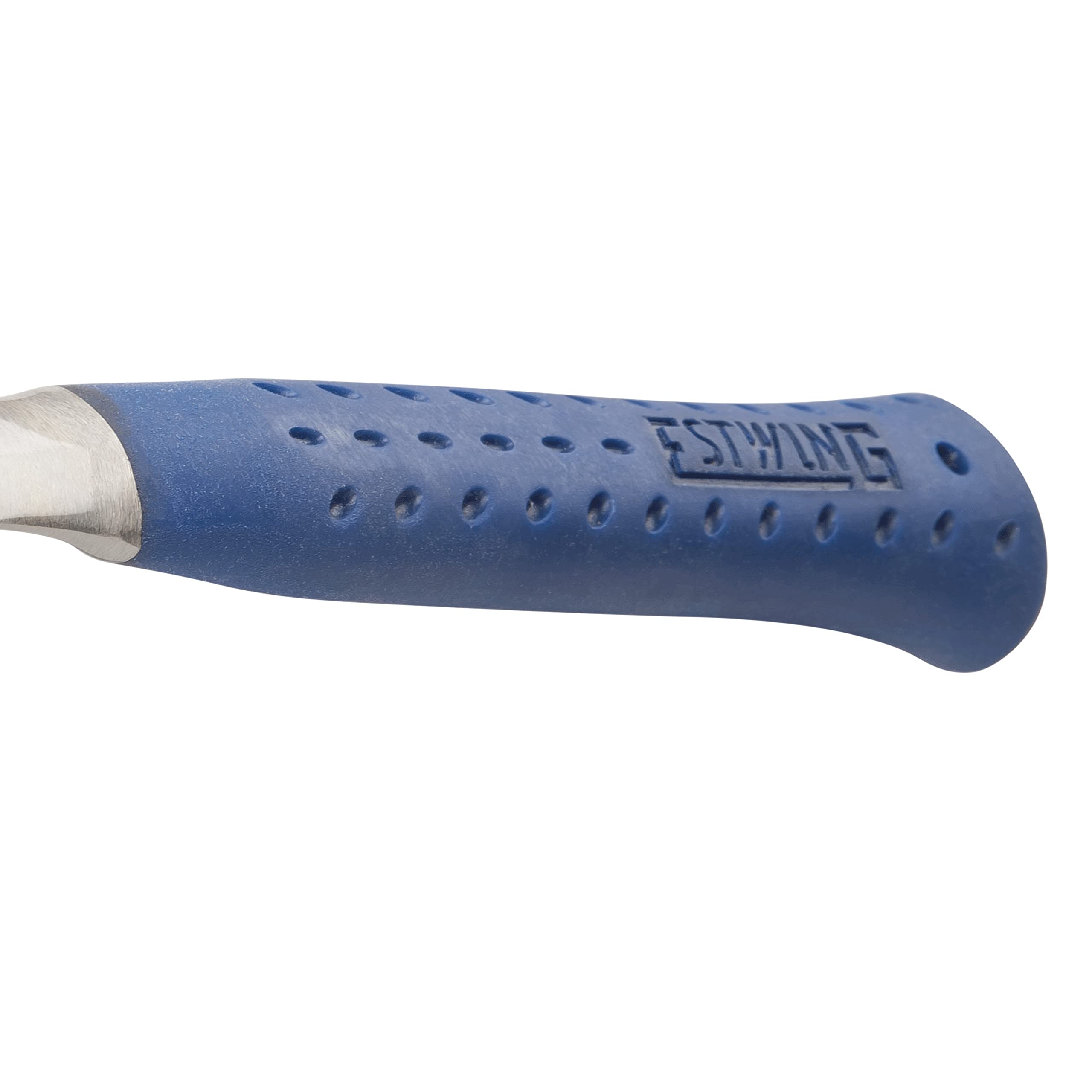 ESTWING Hammer - 16 oz Curved Claw with Smooth Face & Shock Reduction Grip - E3-16C,Silver - Image 4