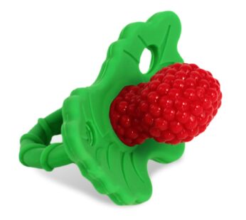 RaZbaby RaZberry Silicone Baby Teether Toy – Berrybumps Soothe Babies Sore Gums – Hands Fr