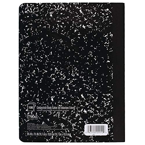 Mead Composition, Wide Ruled Comp Book, Writing Journal Notebook with Lined Paper, Home Sc - Image 5