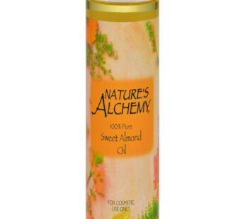 NATURE’S ALCHEMY Carrier Oil Sweet Almond, 0.75 Pounds