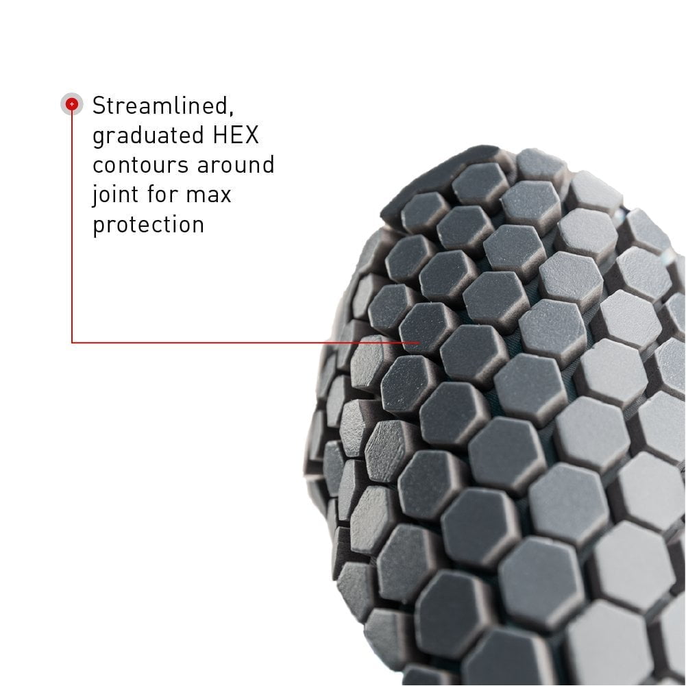 McDavid Hex Pads for Knees, Elbows & Shins, Moisture Wicking with HEX Technology, Black, A - Image 6