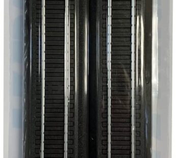 Bachmann Trains – Snap-Fit E-Z TRACK 9? STRAIGHT TRACK (4/card) – STEEL ALLOY Rail With Bl