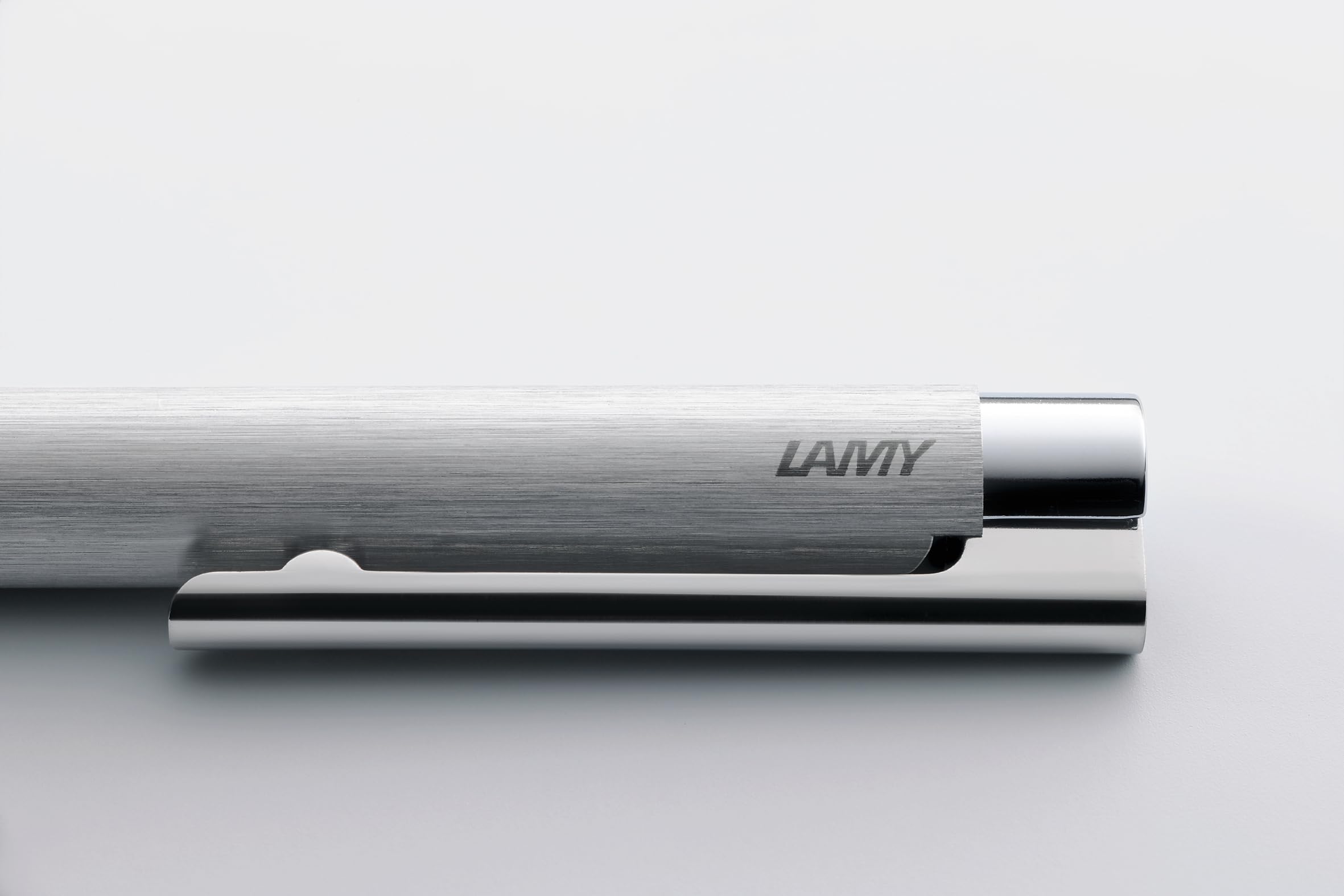 Lamy logo brushed - Ballpoint Pen in an elegant & robust stainless steel case - line width - Image 5
