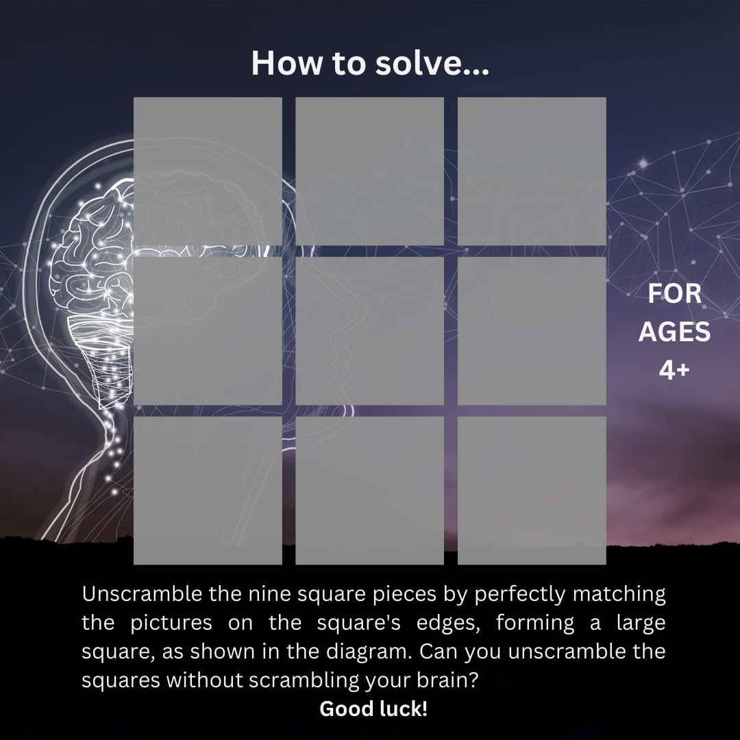 Scramble Squares Sea Shells 9 Piece Challenging Puzzle - Engaging Brain Teaser and Mind Ga - Image 4