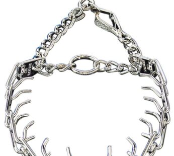 Herm Sprenger Chrome Plated Steel Training Prong Collar with Quick Release Snap for Dogs (