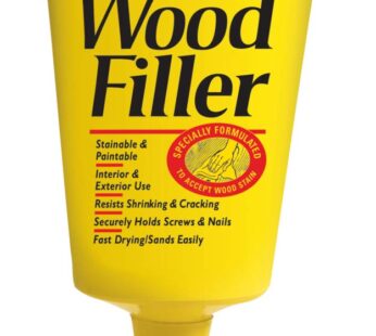 1 oz Minwax 42851 Natural Stainable Wood Filler Interior/Exterior Wood Filler