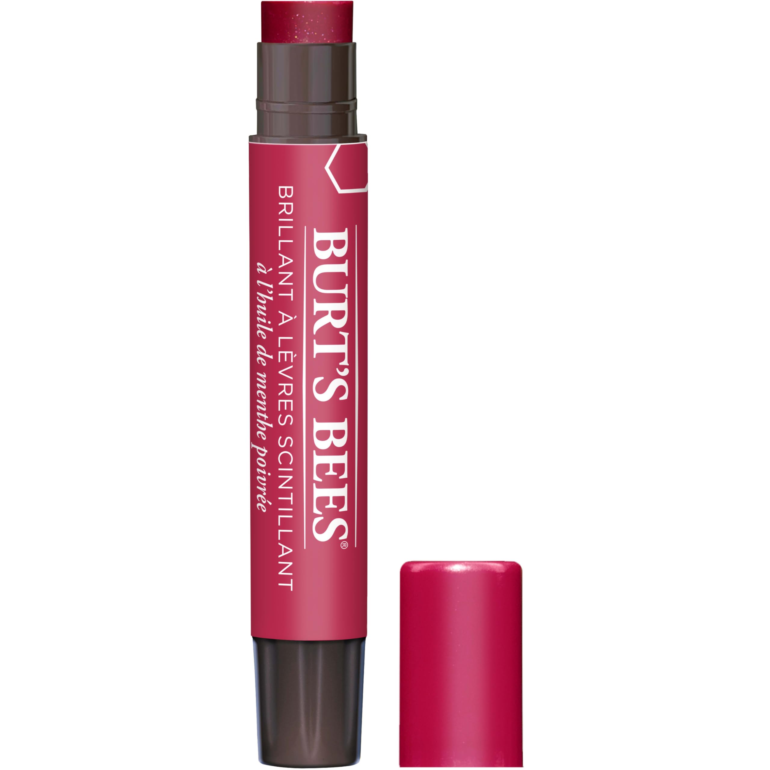 Burt's Bees Shimmer Lip Tint Stocking Stuffers Set, Tinted Lip Balm Stick, Moisturizing fo