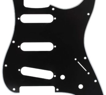 Fender Modern Pickguard, Stratocaster, 11-Hole – Black