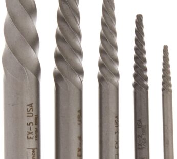 IRWIN Screw Extractor for Spiral Screws, 5-Piece (53535)