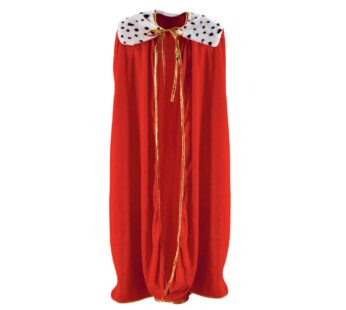 Beistle 4′ 4″ Adult King Queen Robe, Red (60253)